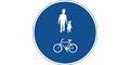 Påbjuden gång- och cykelbana